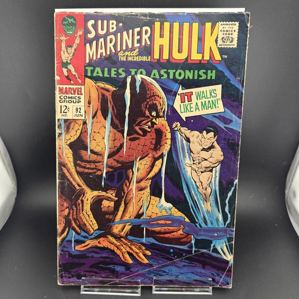 Tales to Astonish #92 (1967) VG 4.0 - Silver Surfer Cameo, Hulk & Sub-Mariner